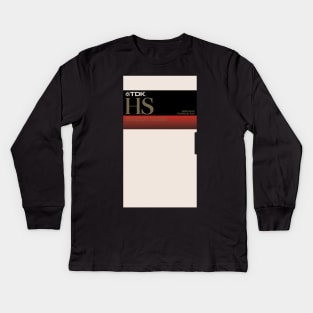 TDK HS VHS Kids Long Sleeve T-Shirt